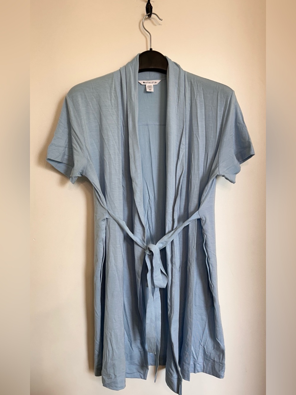 ATHLETA SHORT SLEEVE TENCEL ROBE